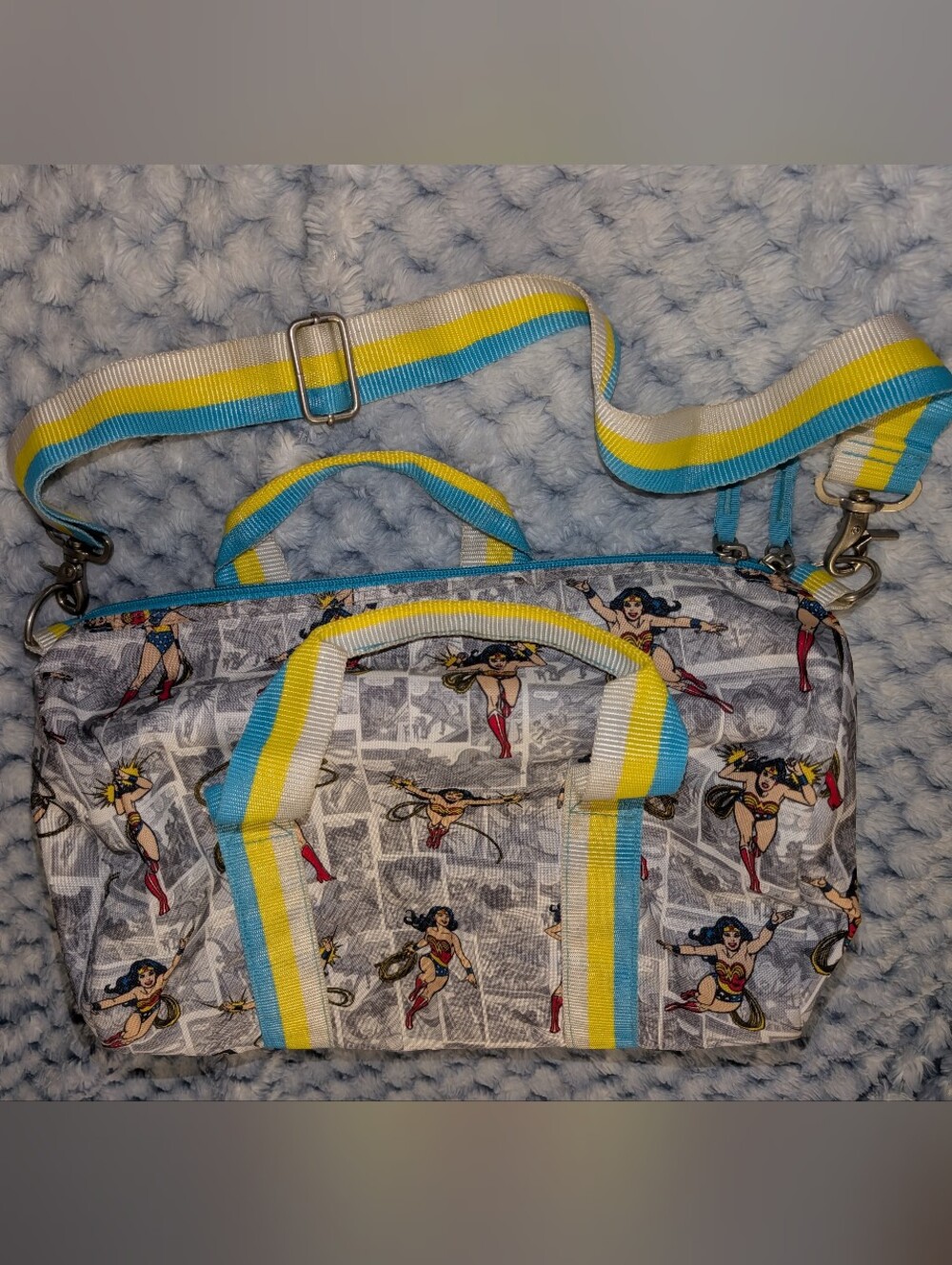 Pottery Barn Kids DC Comics Wonder Woman Duffel Bag w/ Strap